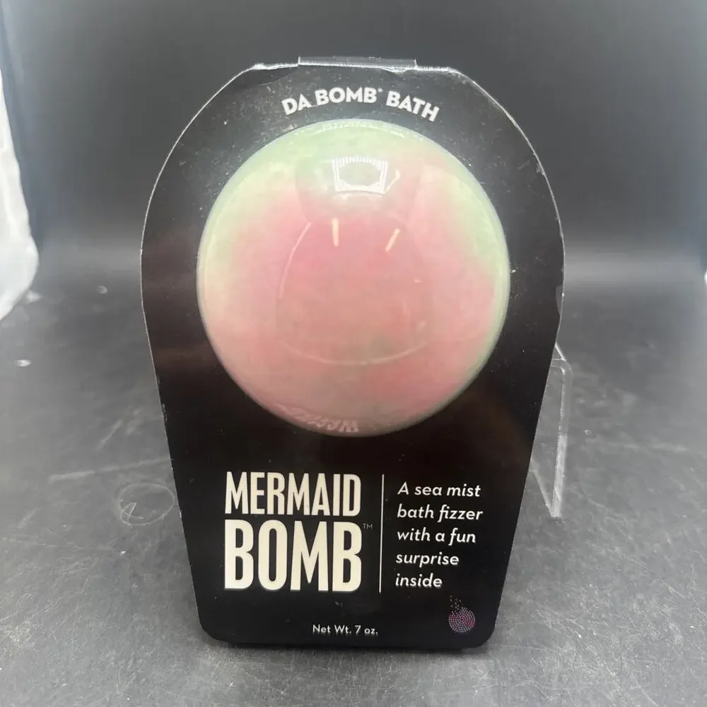 Da Bomb Fun Size Bath Fizzers W Surprise Inside 3.5 Oz, MERMAID BOMB- Sea Mist